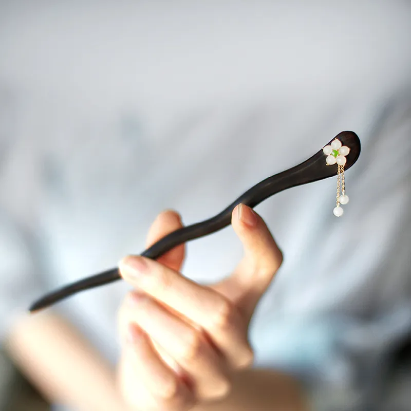 SENDME Hairpins Women's Flower Gel Hairpin-5