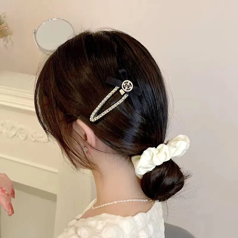 SENDME Hair Clips Women's Bowknot Waterdrop Shape Hair Clip-1