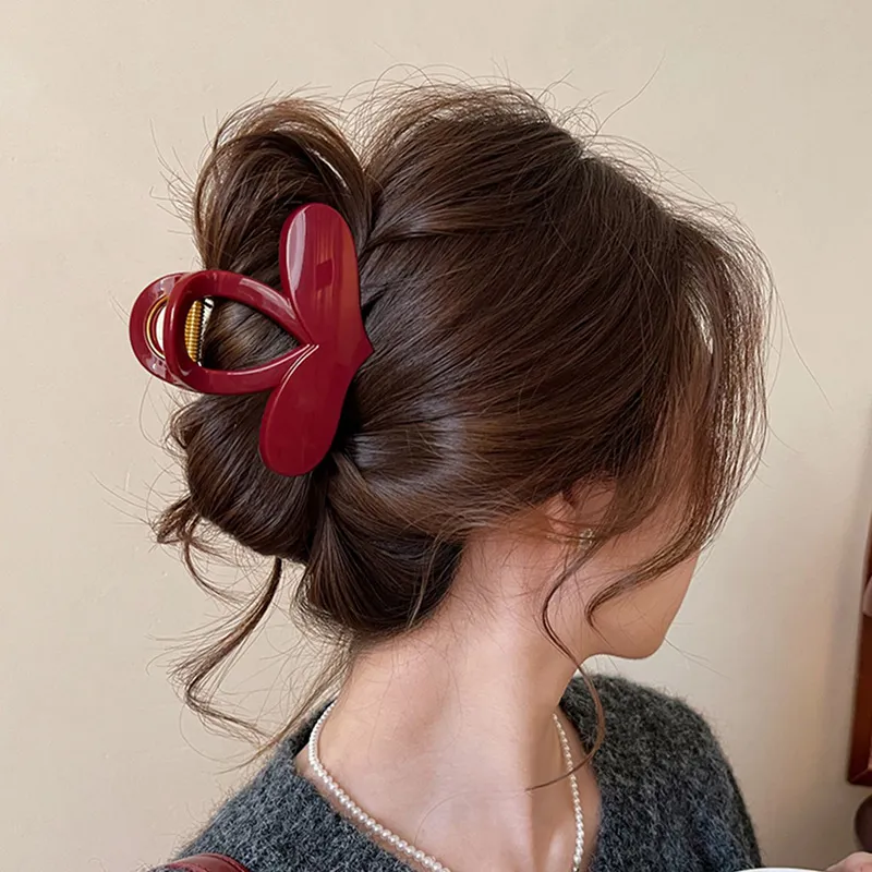 SENDME Acrylic Hair Clips Women's-11
