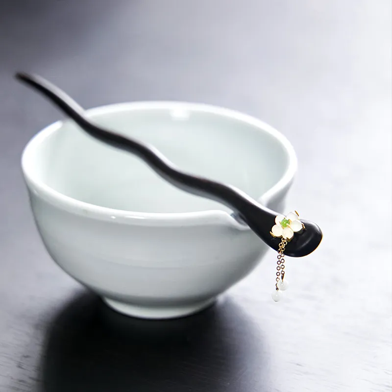 SENDME Hairpins Women's Flower Gel Hairpin-2