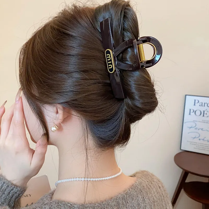 SENDME Acrylic Hair Clips Women's-3