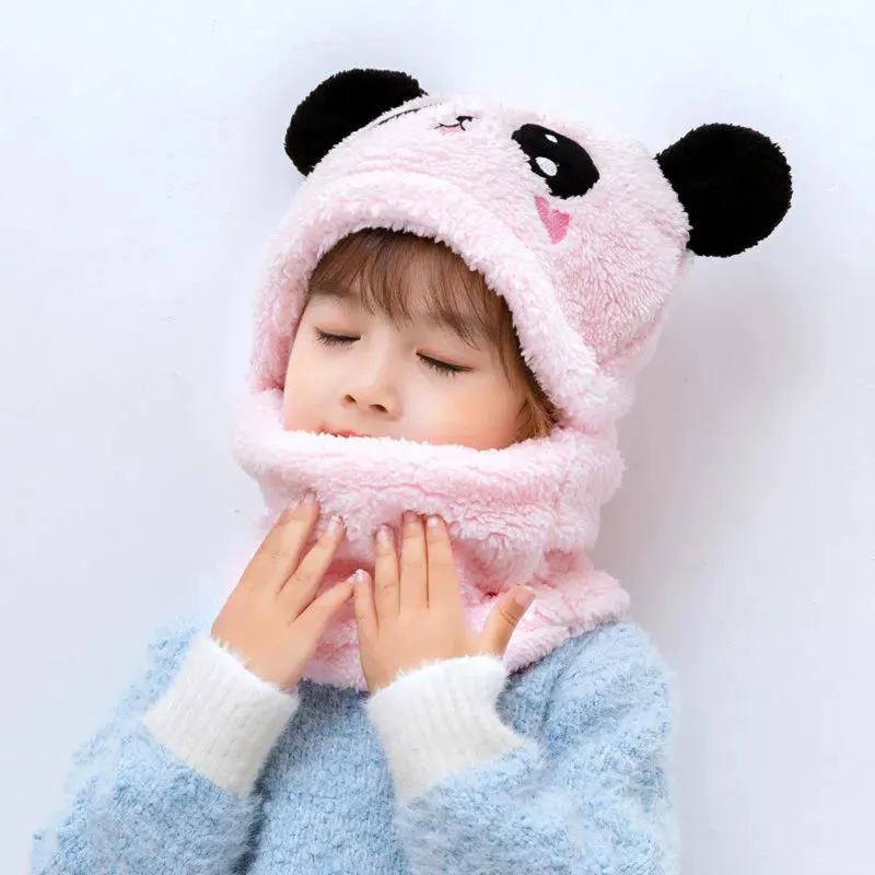 MOREMERRY Polyester Hoods & Plush Hats Kids'-3