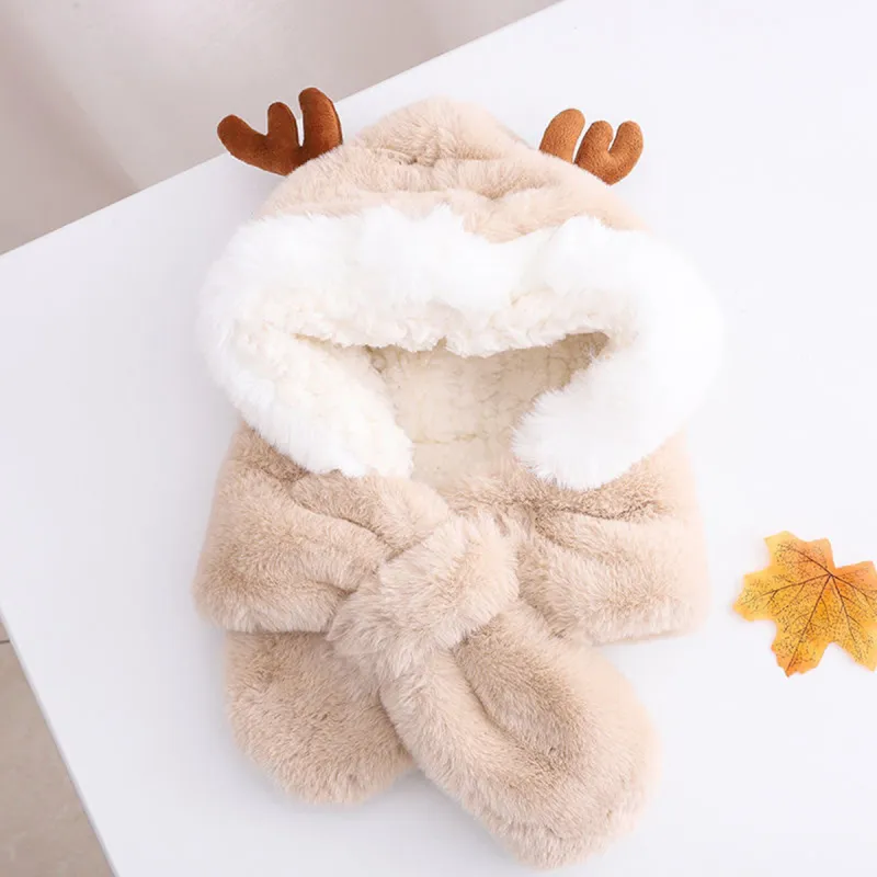 MOREMERRY Faux Rabbit Fur Velvet Hoods & Plush Hats Kids'-9