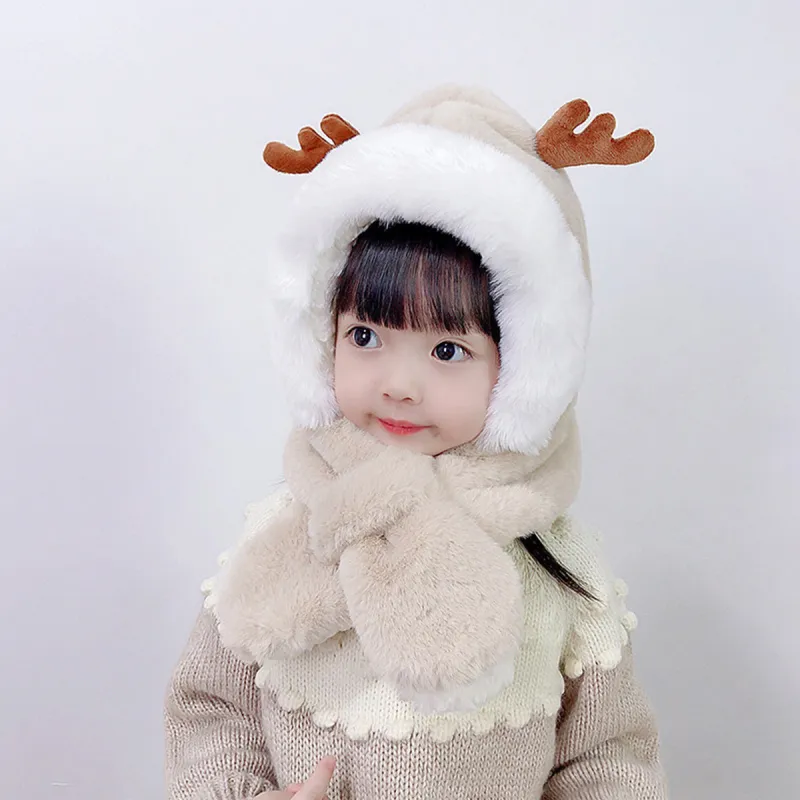 MOREMERRY Faux Rabbit Fur Velvet Hoods & Plush Hats Kids'-8