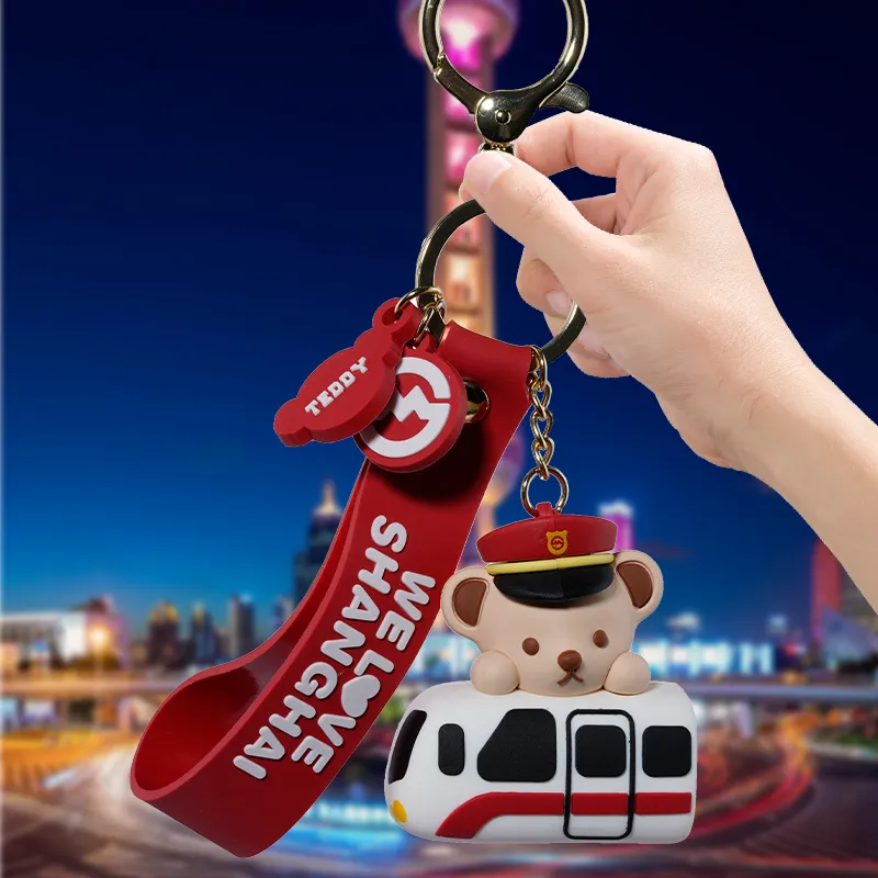 Teddy Bear Collection Keychains Unisex-1