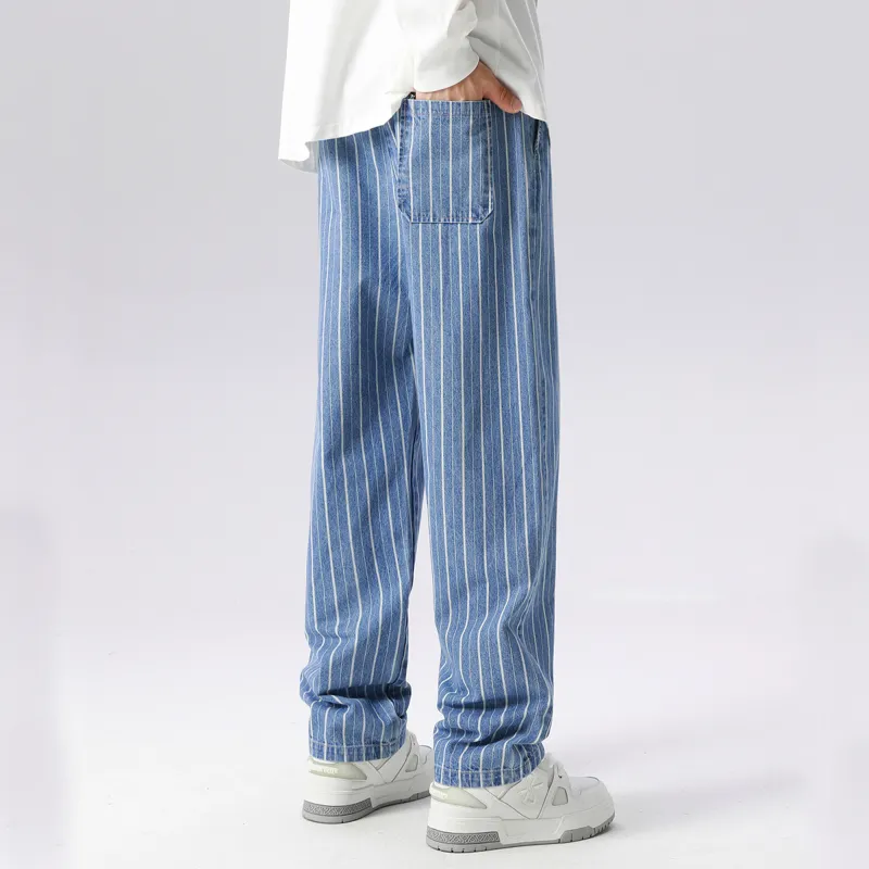 Dnnnnx Jeans Unisex Light Blue-3
