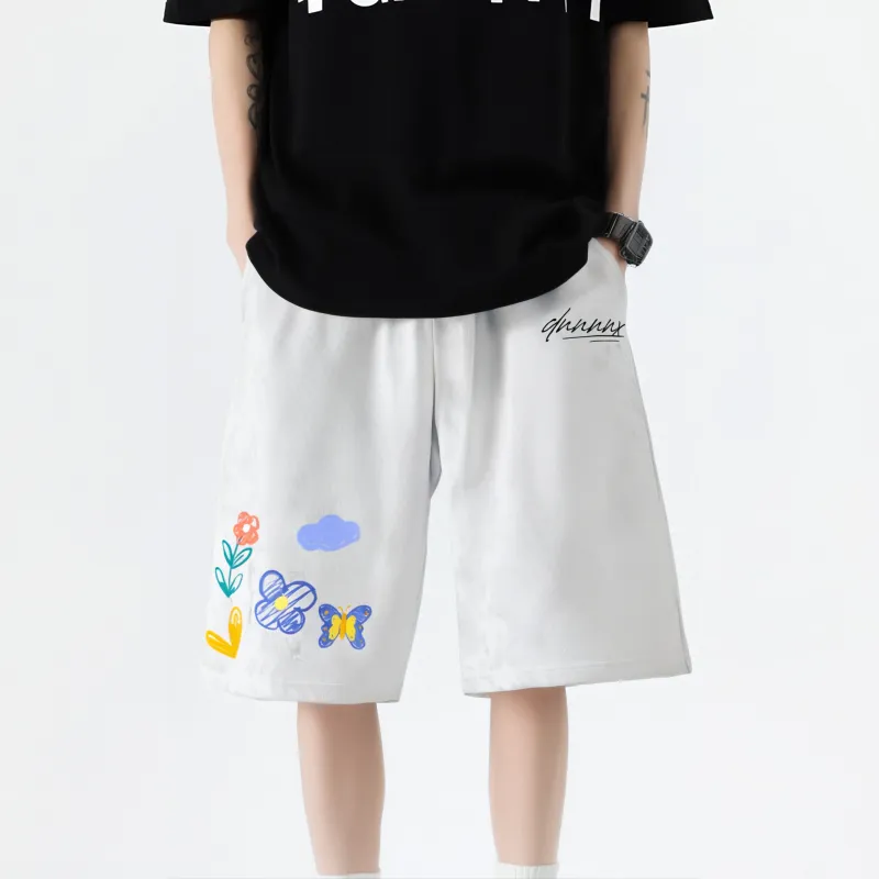 Dnnnnx Casual Shorts Unisex-8