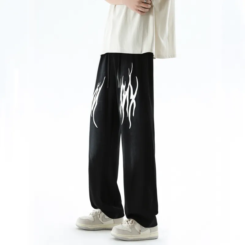 dnnnnx Thorn Print Casual Pants-1
