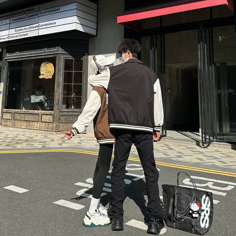 Dnnnn Baseball Jacket Coat Unisex-3