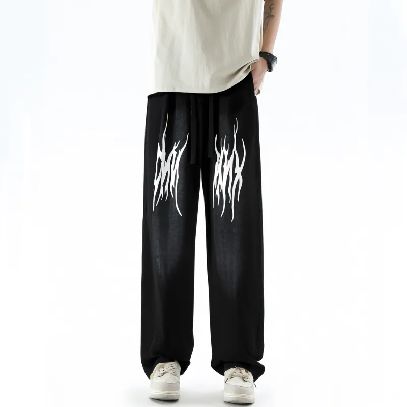 dnnnnx Thorn Print Casual Pants-2