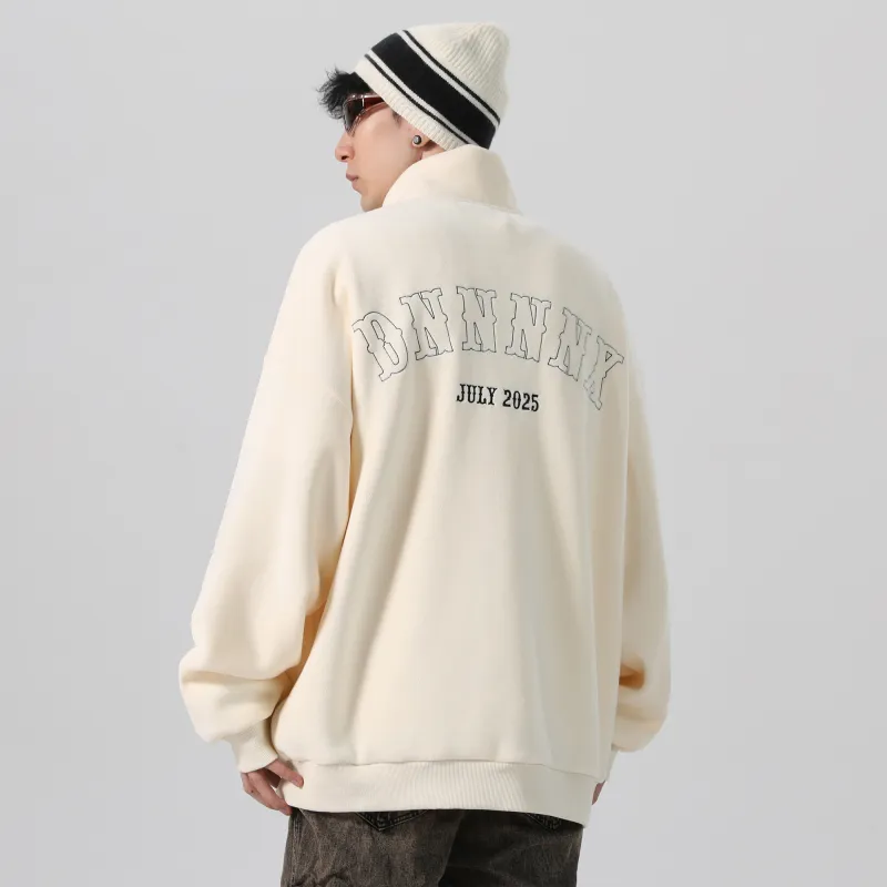 Dnnnn Velvet Sweatshirt Jacket Winter Unisex-18