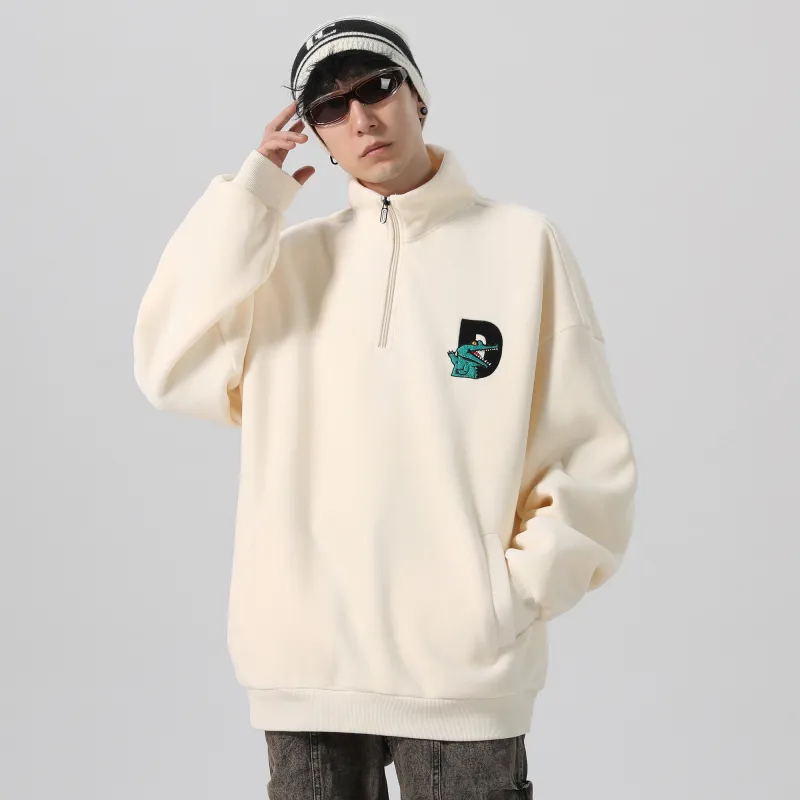 Dnnnn Velvet Sweatshirt Jacket Winter Unisex-16