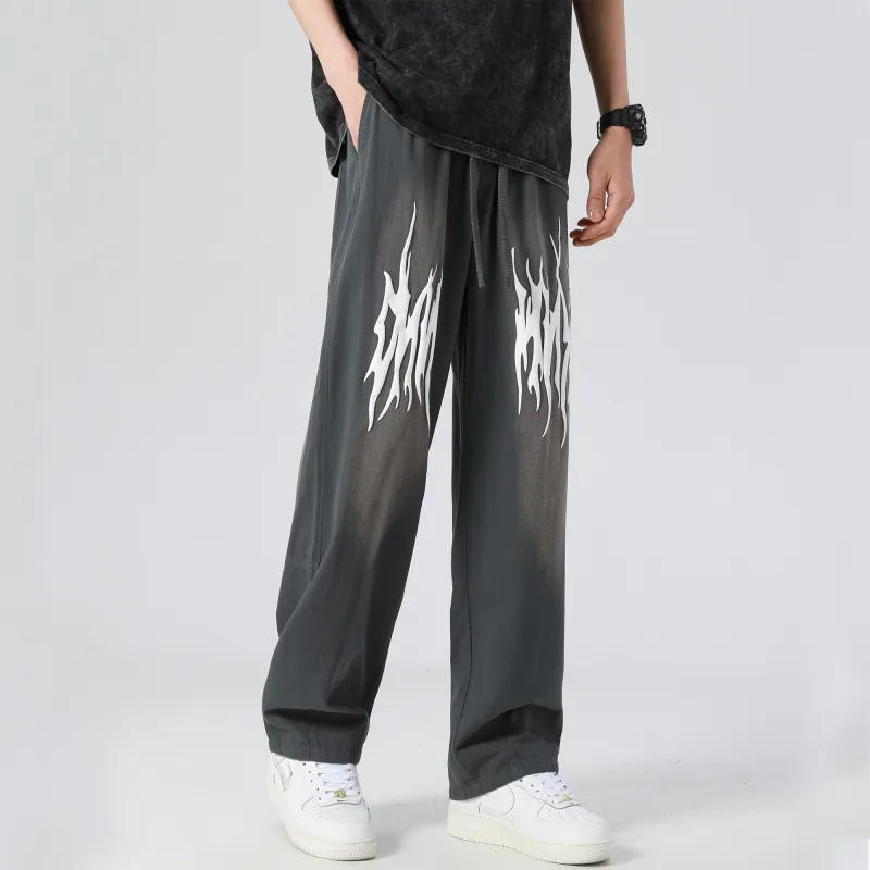 dnnnnx Thorn Print Casual Pants-7