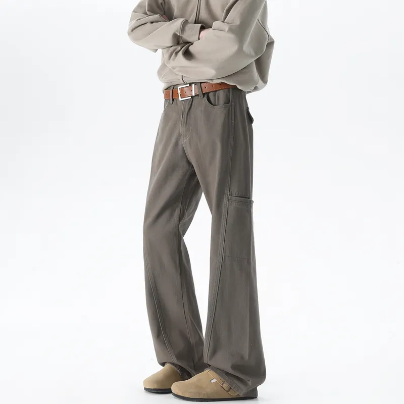 Dnnnnx Jeans Unisex Coffee-2