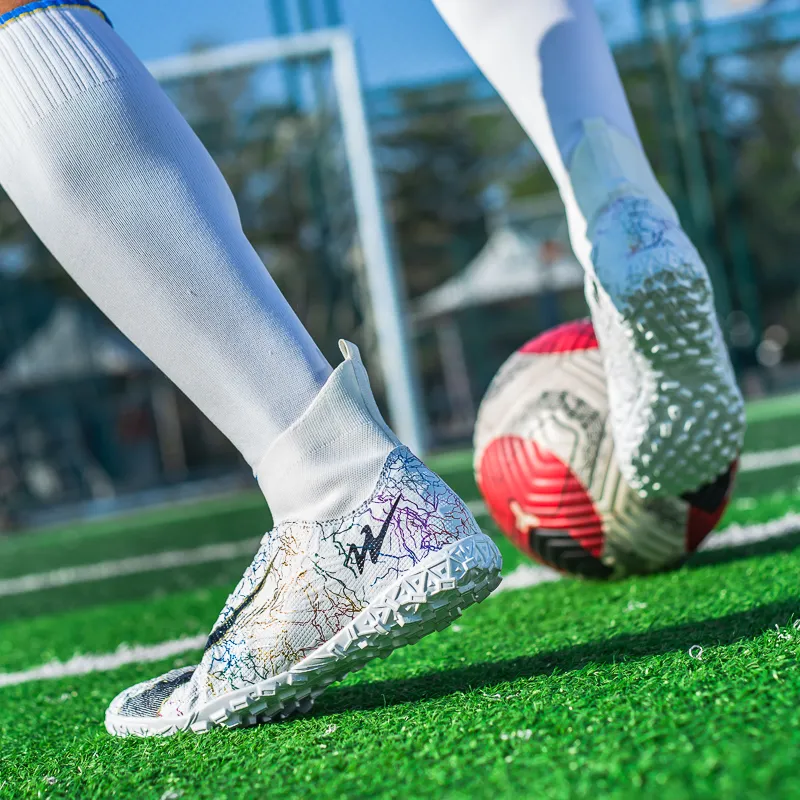 DOUBLE STAR 88 Lightweight Soccer Shoes Unisex White-2