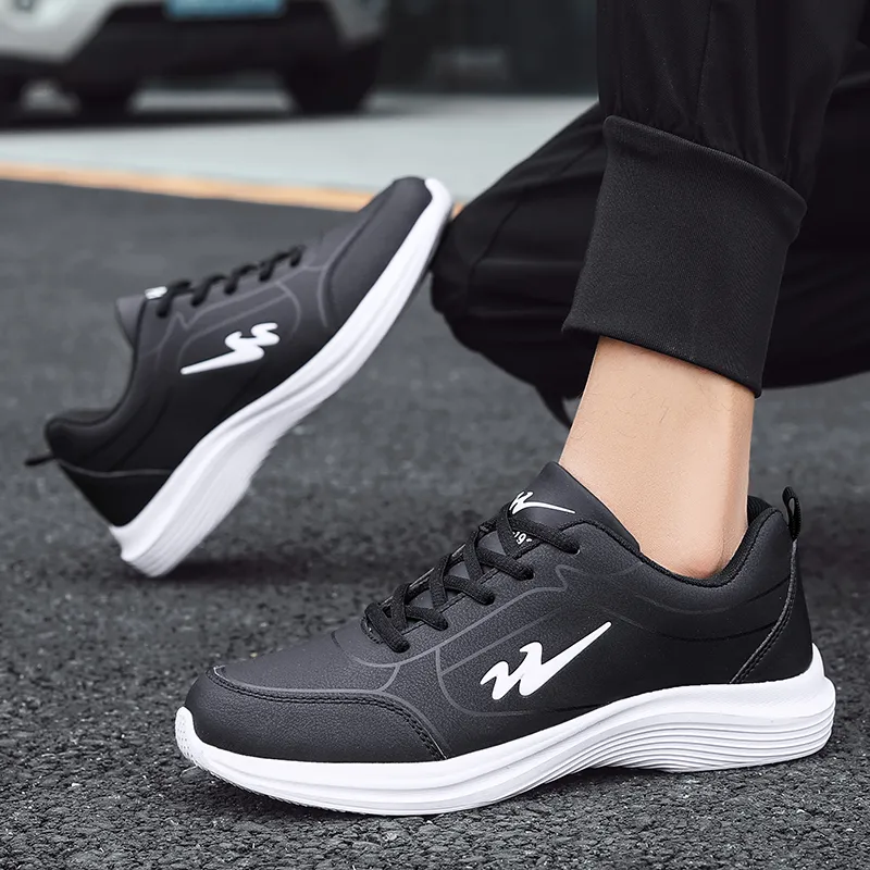 DOUBLE STAR 88 Running Shoes Unisex Black White-1