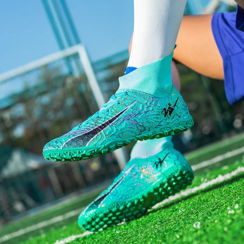 DOUBLE STAR 88 Breathable And Lightweight Soccer Shoes Unisex Aqua-2
