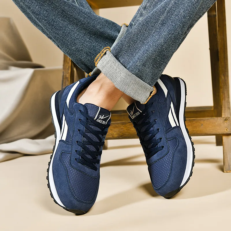 DOUBLE STAR 88 Running Shoes Men's Blue-6