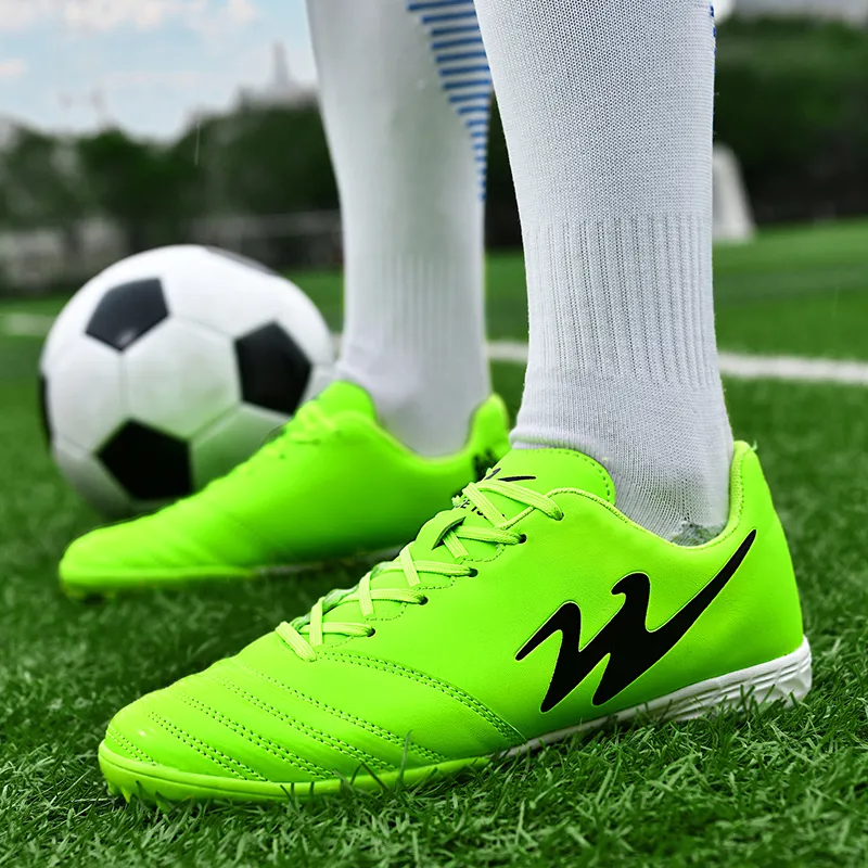 DOUBLE STAR 88 Soccer Shoes Men's Neon Green-2
