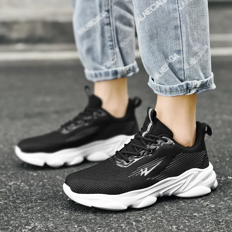 DOUBLE STAR 88 Running Shoes Women's Black White-4