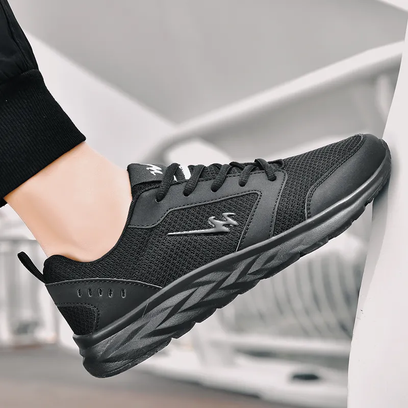 DOUBLE STAR 88 Running Shoes Men's Black-3