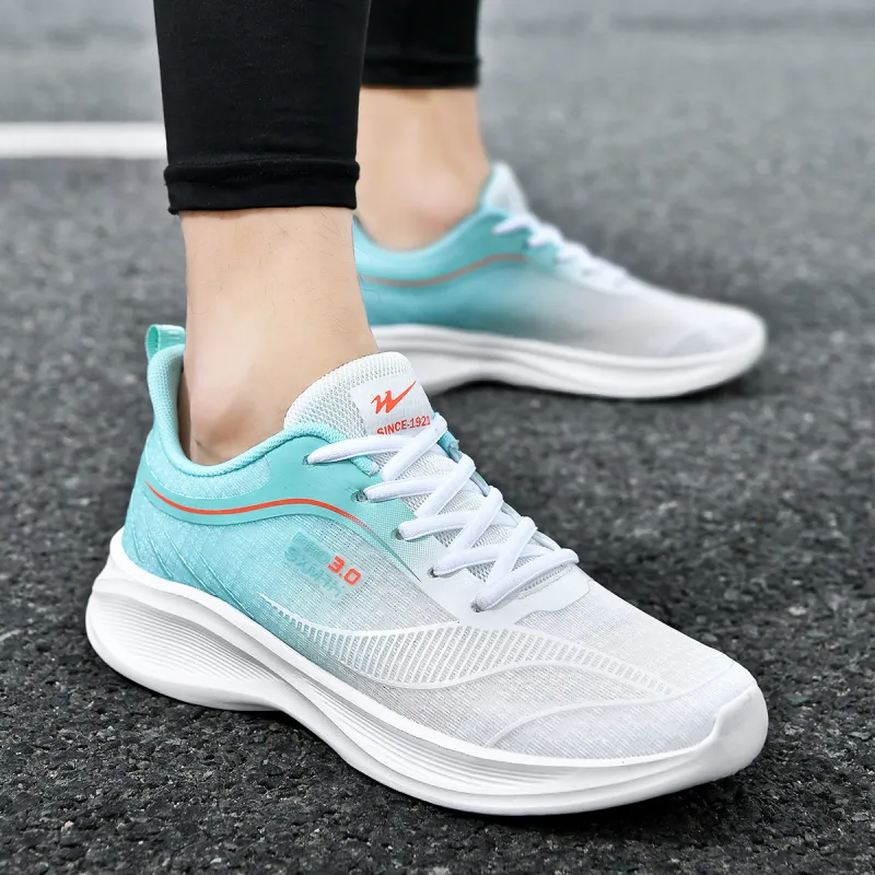 DOUBLE STAR 88 Breathable And Lightweight Running Shoes Men's White Green-4