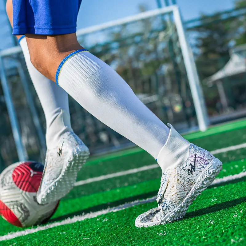 DOUBLE STAR 88 Lightweight Soccer Shoes Unisex White-5