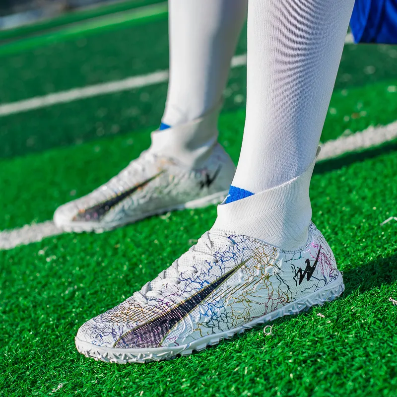 DOUBLE STAR 88 Lightweight Soccer Shoes Unisex White-1