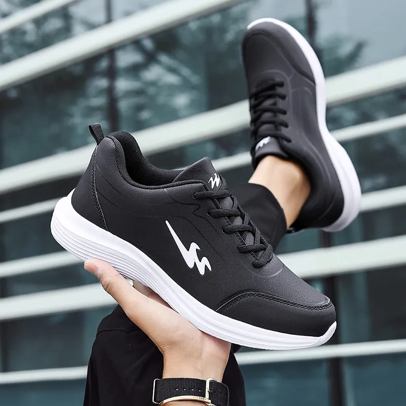 DOUBLE STAR 88 Running Shoes Unisex Black White-2