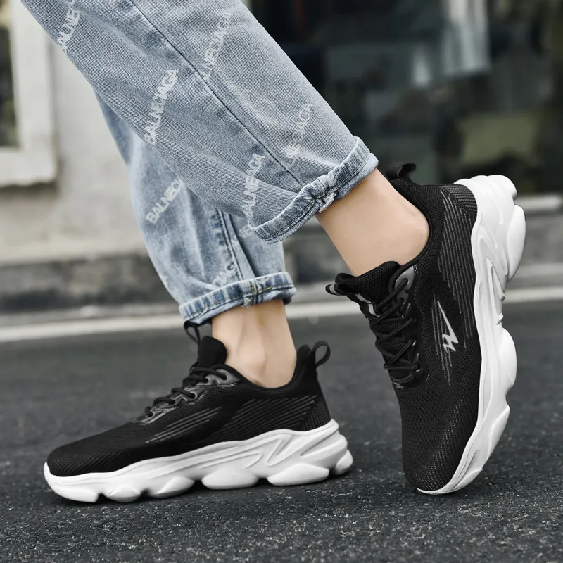 DOUBLE STAR 88 Running Shoes Women's Black White-2