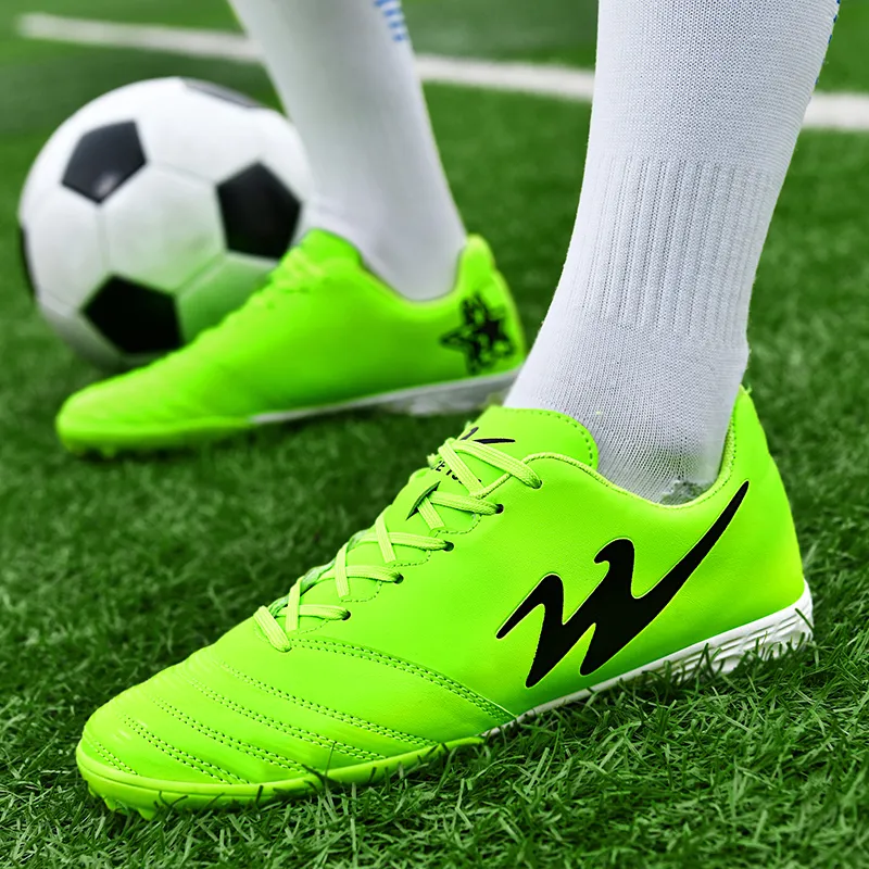 DOUBLE STAR 88 Soccer Shoes Men's Neon Green-3