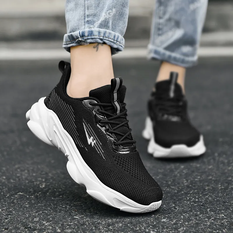 DOUBLE STAR 88 Running Shoes Women's Black White-1