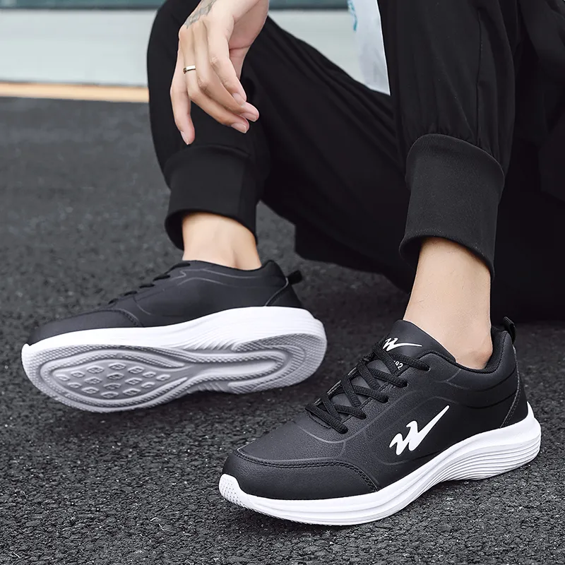 DOUBLE STAR 88 Running Shoes Unisex Black White-6