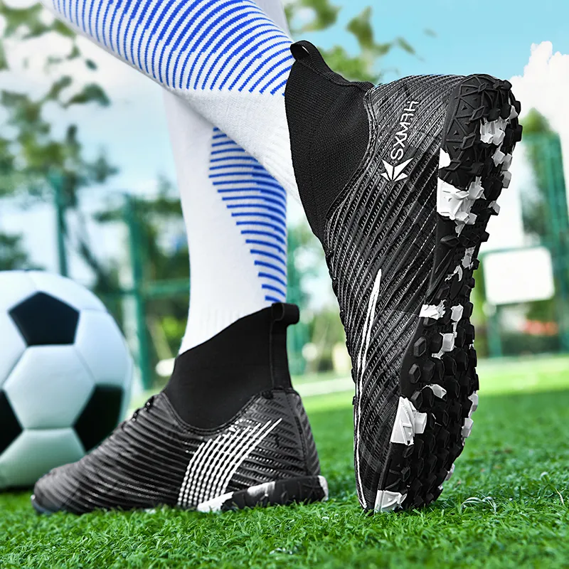 DOUBLE STAR 88 Lightweight And Wear resistant Soccer Shoes Unisex Black-3