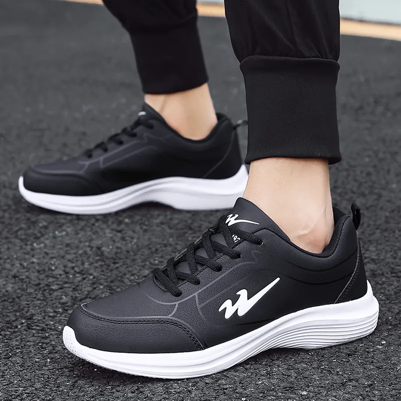 DOUBLE STAR 88 Running Shoes Unisex Black White-5