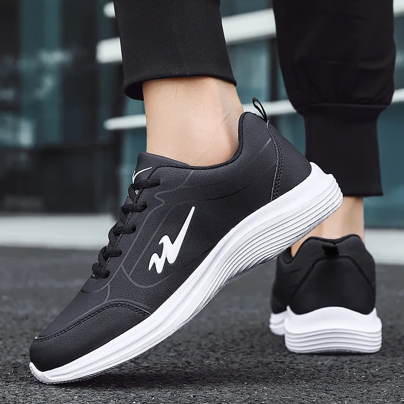 DOUBLE STAR 88 Running Shoes Unisex Black White-4