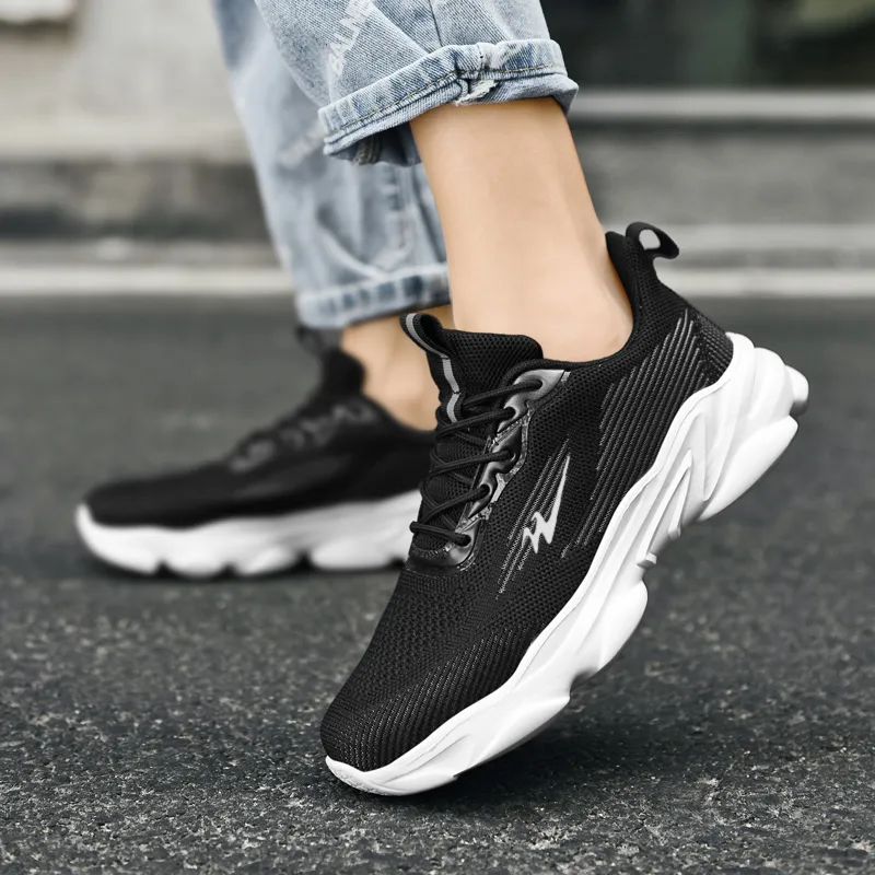 DOUBLE STAR 88 Running Shoes Women's Black White-3