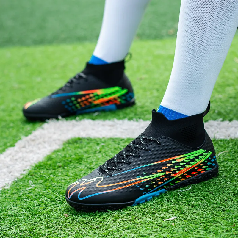 DOUBLE STAR 88 Soccer Shoes Unisex Black-1