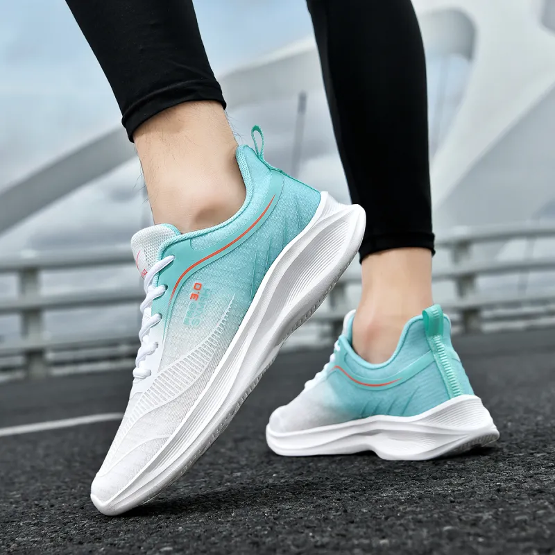 DOUBLE STAR 88 Breathable And Lightweight Running Shoes Men's White Green-3