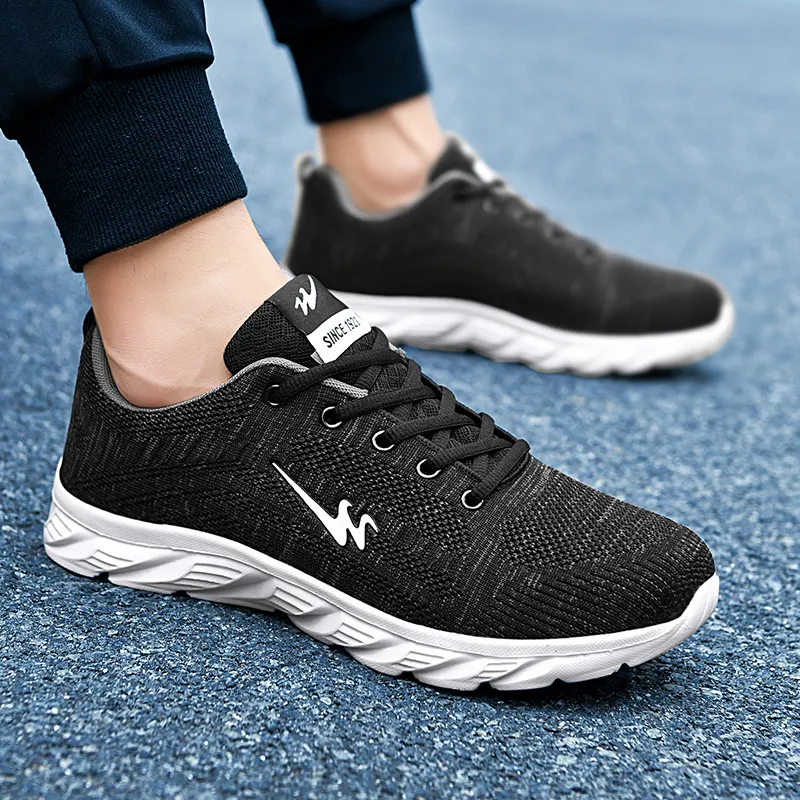 DOUBLE STAR 88 Cushioning Slip Resistant Low Top Running Shoes Men's Gray-5