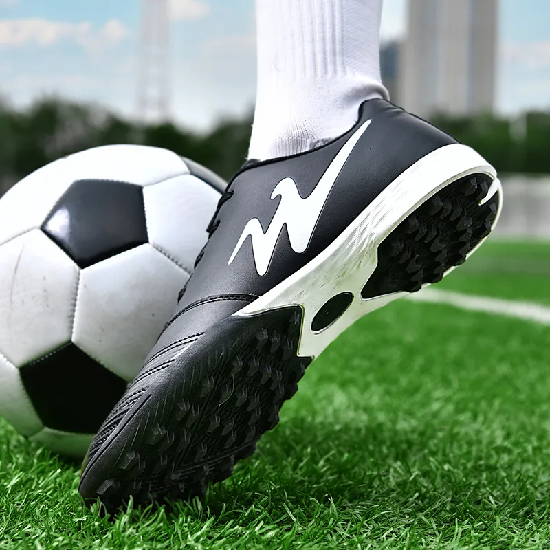 DOUBLE STAR 88 Soccer Shoes Men's White Black-3