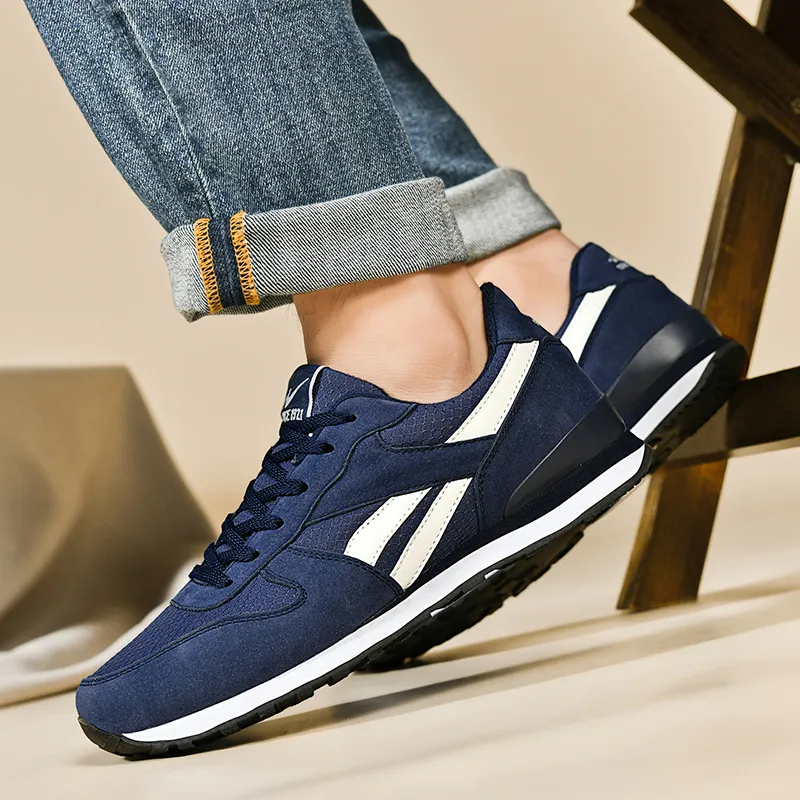 DOUBLE STAR 88 Running Shoes Men's Blue-4