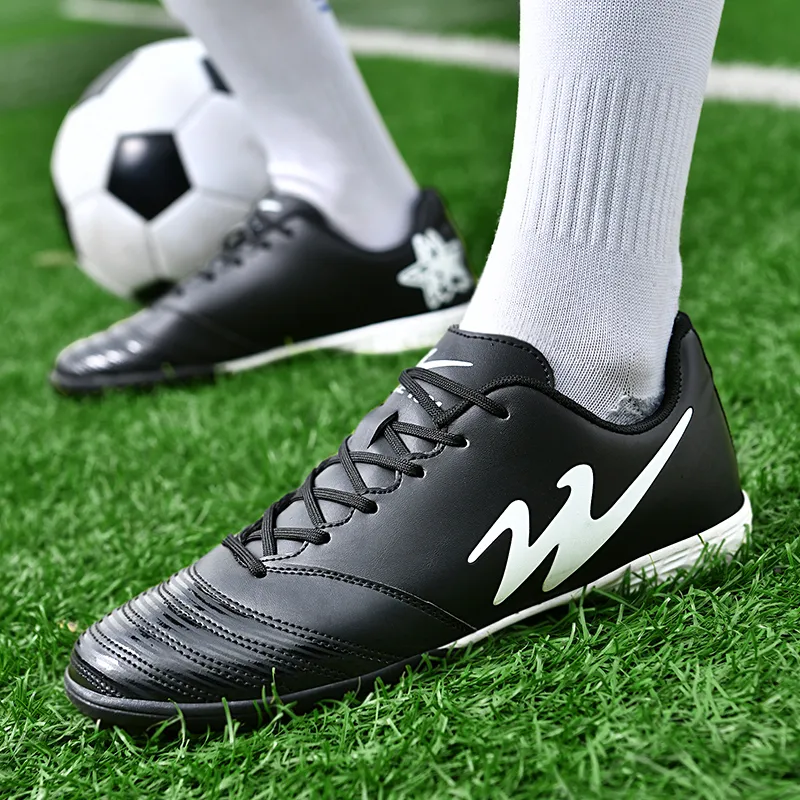 DOUBLE STAR 88 Soccer Shoes Men's White Black-2