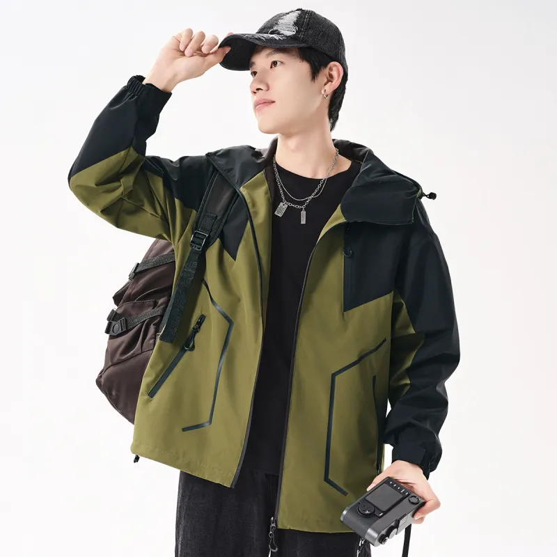UNIWOLF Water Resistant Windproof Breathable Windbreaker Jacket Unisex-29