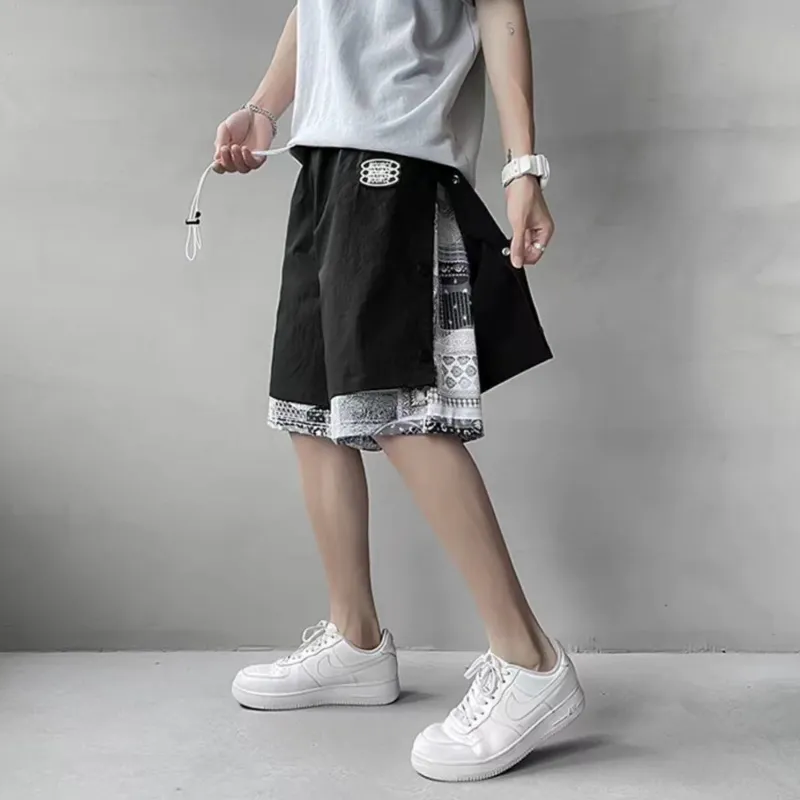UNIWOLF Casual Shorts Unisex Black-2