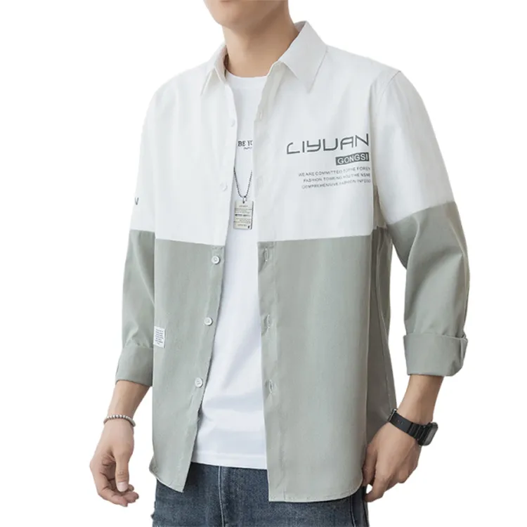 TESTUNG Fashion Versatile Shirt Unisex-6