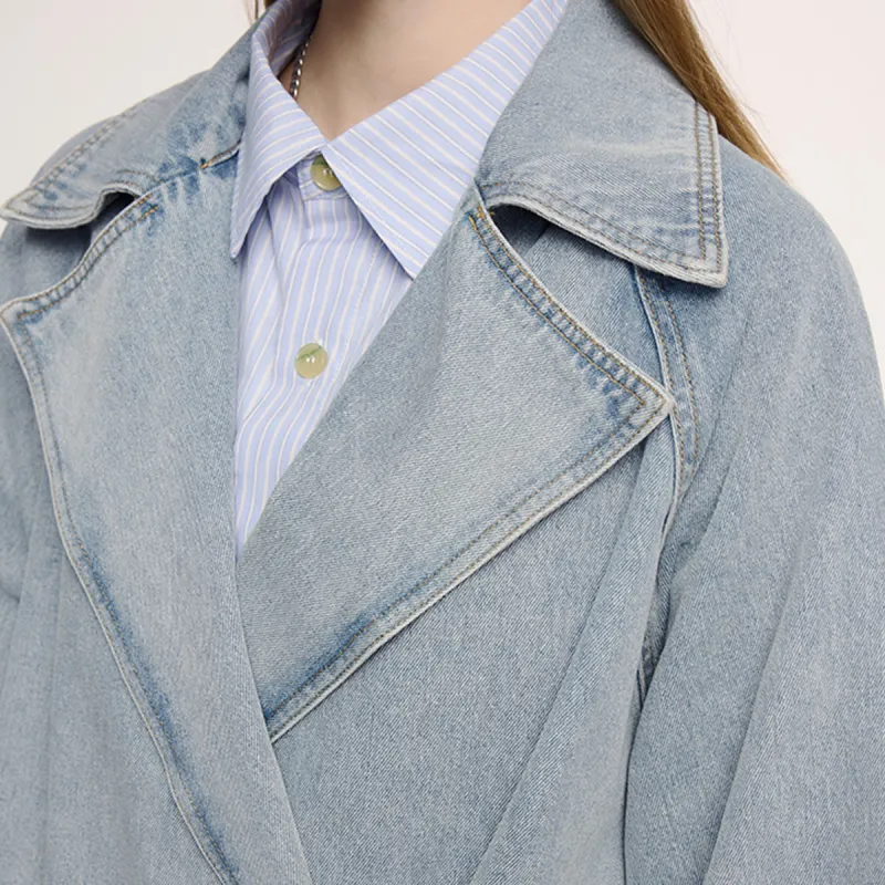 UNIWOLF Denim Jacket Unisex Light Blue-2