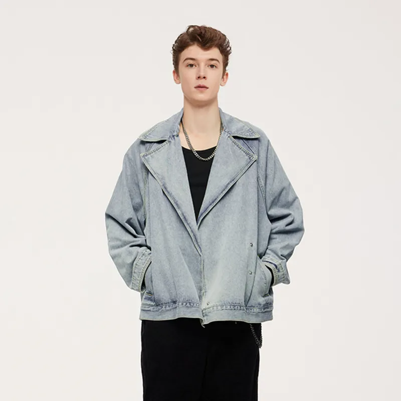 UNIWOLF Denim Jacket Unisex Light Blue-3