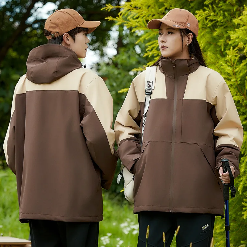 UNIWOLF Water Resistant Windproof Wear Resistant Warm Windbreaker Jacket Unisex-5