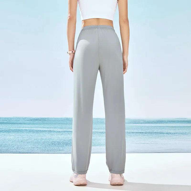 Erke Knitted Sports Pants Women's Glacier Gray-5